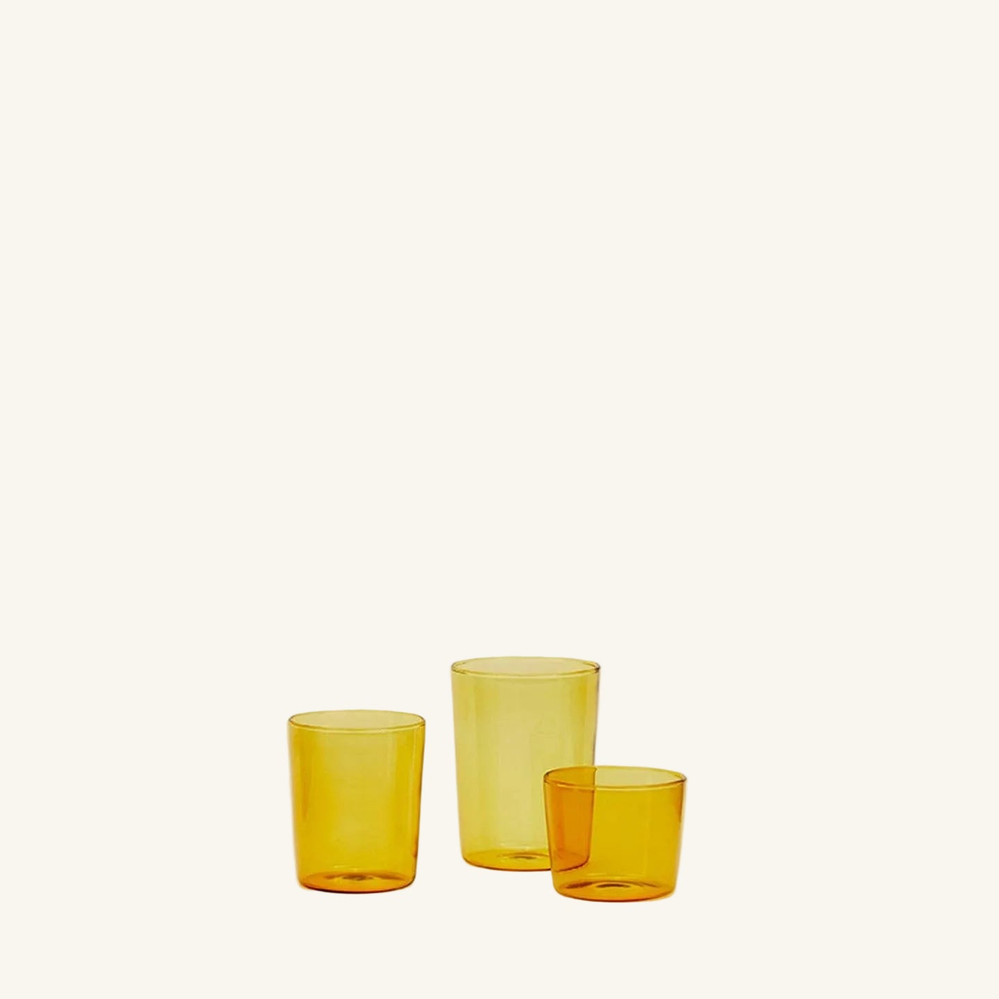 ESSENTIAL GLASSWARE - AMBER: SMALL