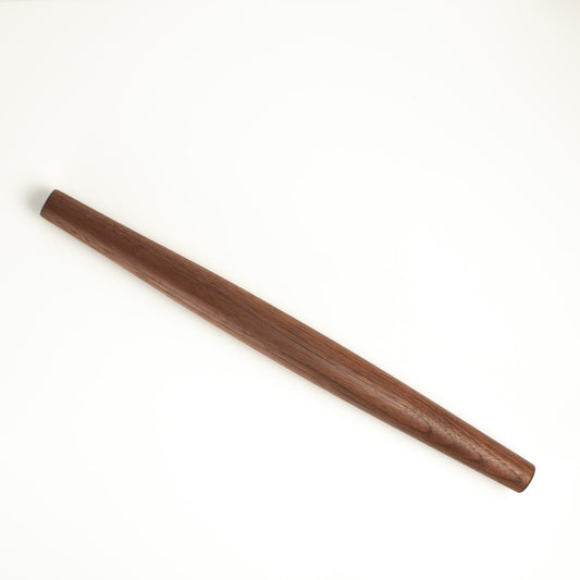 17.5" Walnut Wood French Tapered Rolling Pin