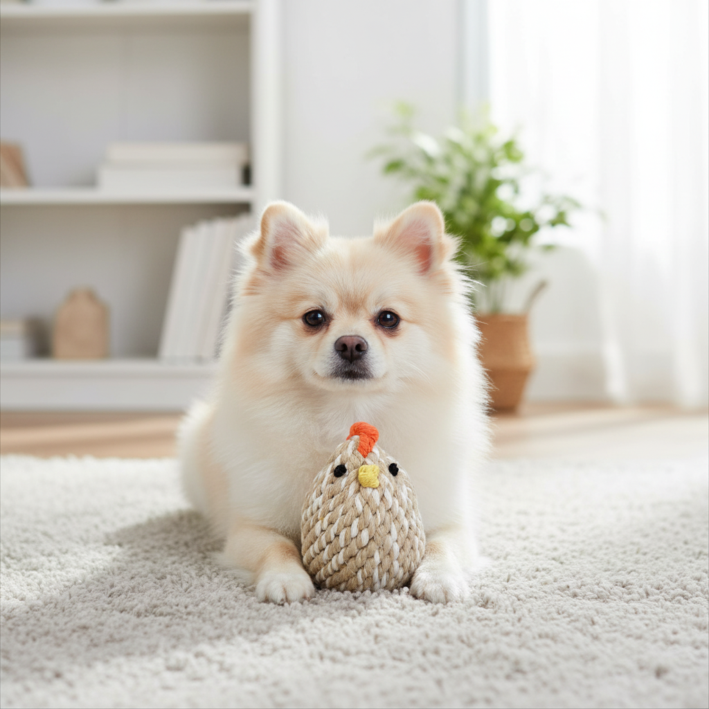 GUGU-The Farm Chicken | Sustainable | Handcrafted | Pet Toys: Mom