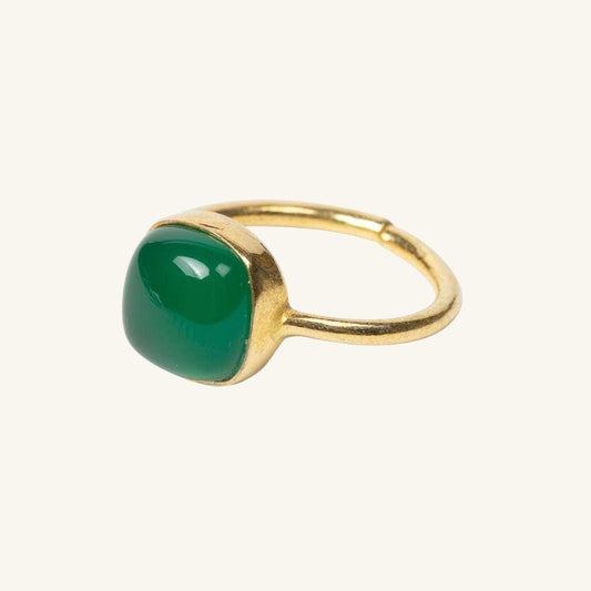 Green Onyx Ring