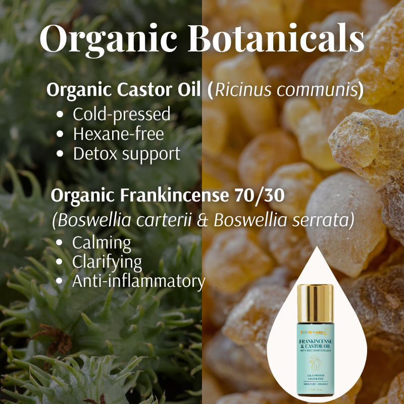 Organic Castor Oil Roll-on With Frankincense