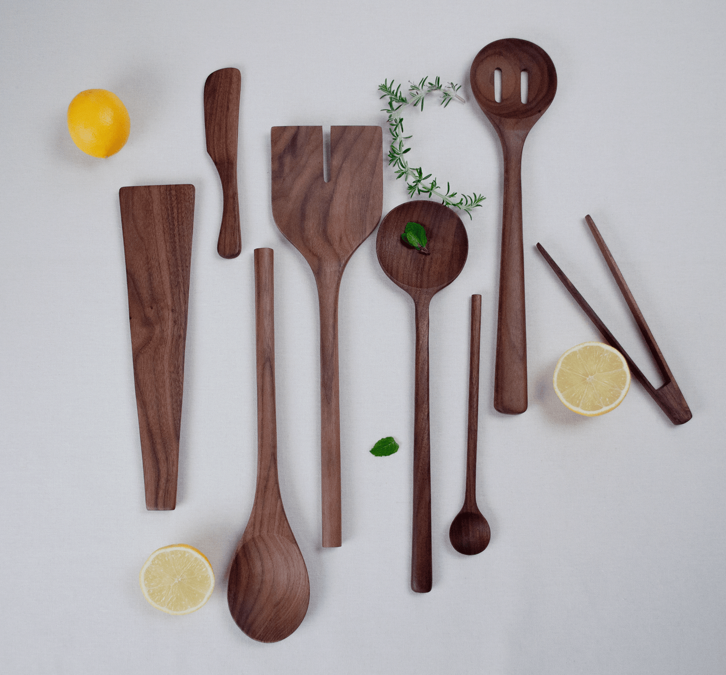 Walnut Wood Tongs