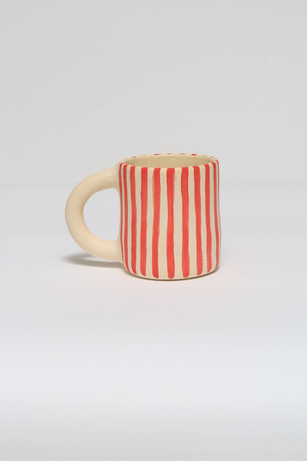 Squished Striped vase: Green