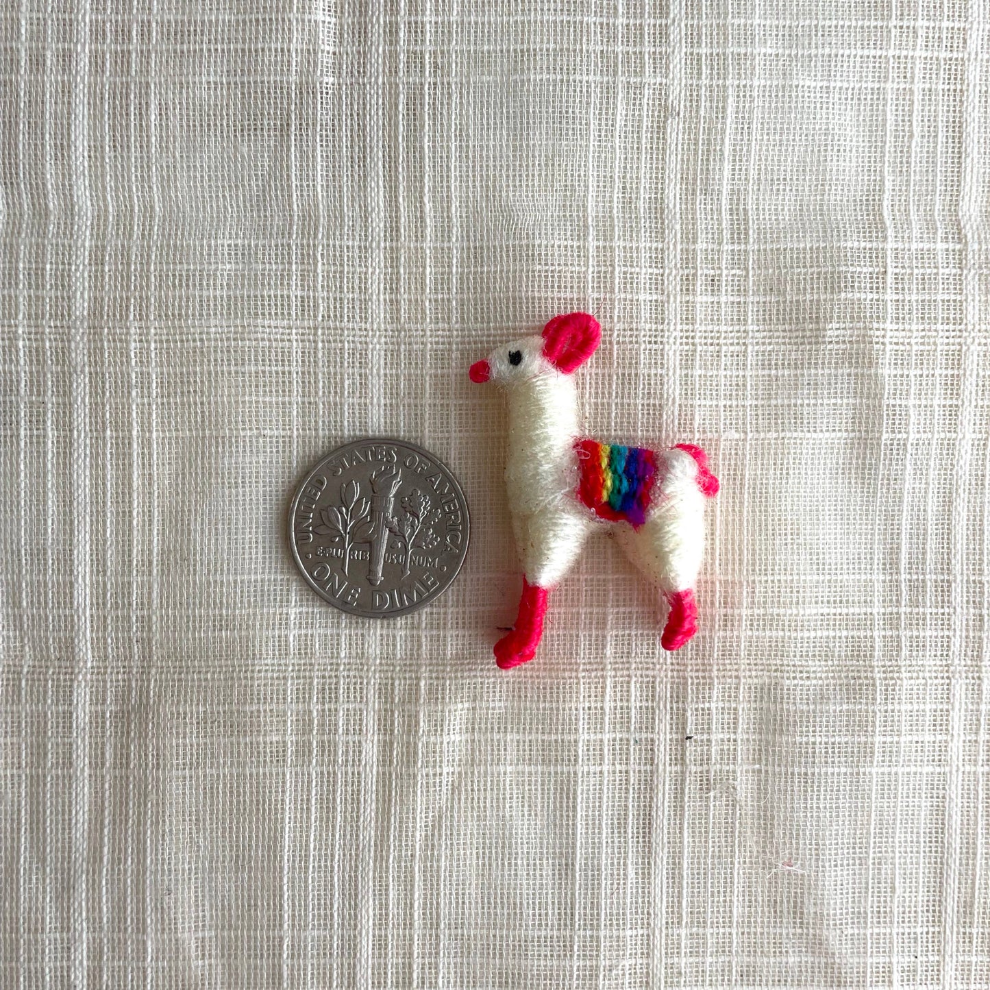 Mini Llama Figure, Peru