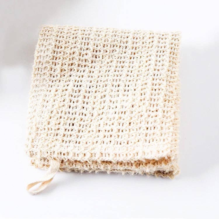 Natural Sisal Washcloth - Organic Zero Waste Plastic Free