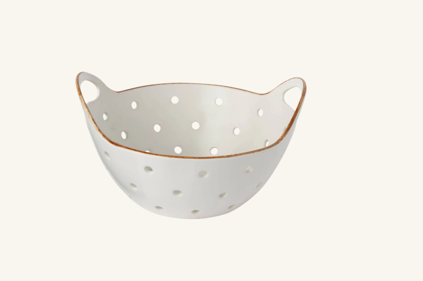 Yara Stoneware Colander