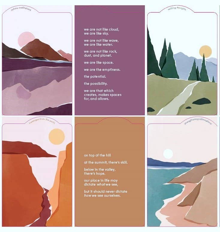 Nature Meditations Card Deck: Simple Mindfulness Practices