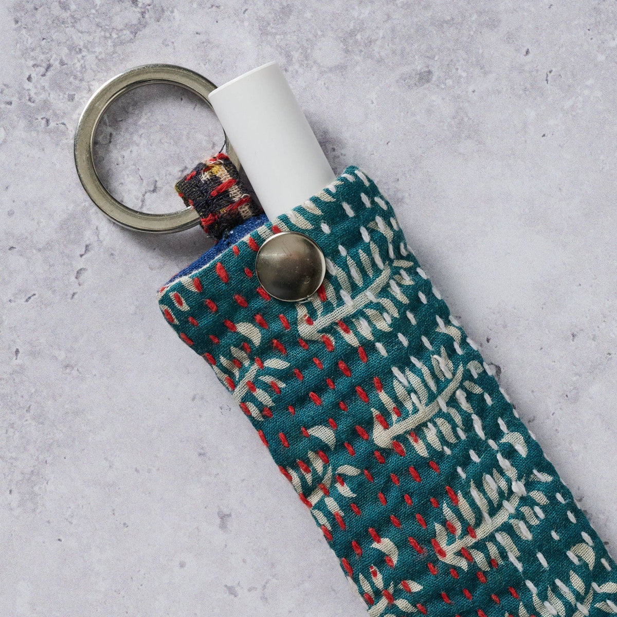 Sari Lip Balm Holder Keychain