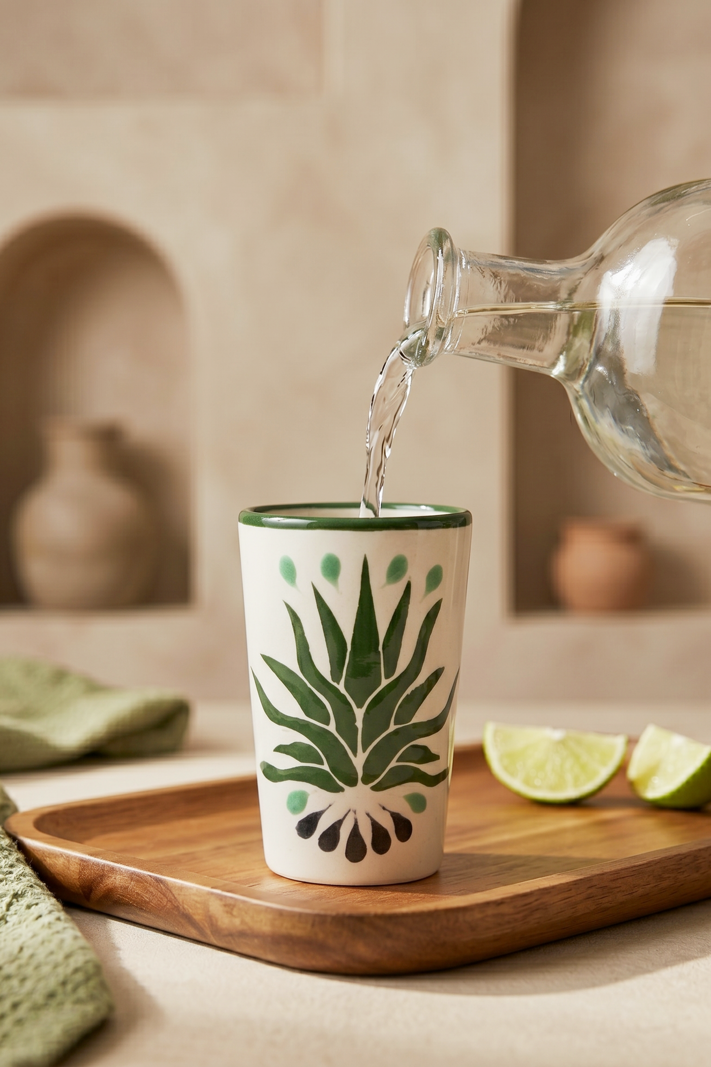 Tall Agave Shot Glasses - set of 4