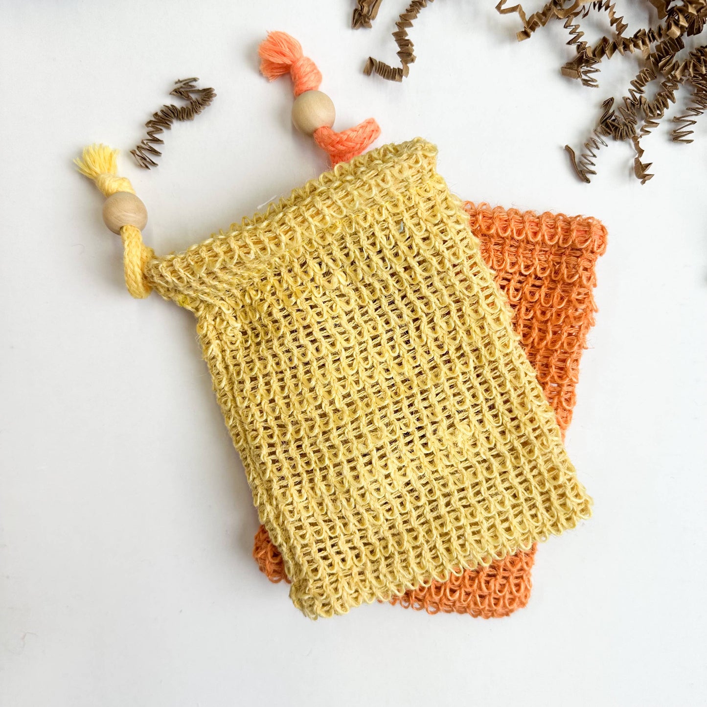 Organic Natural Handmade Sisal Soap Bags : Pure