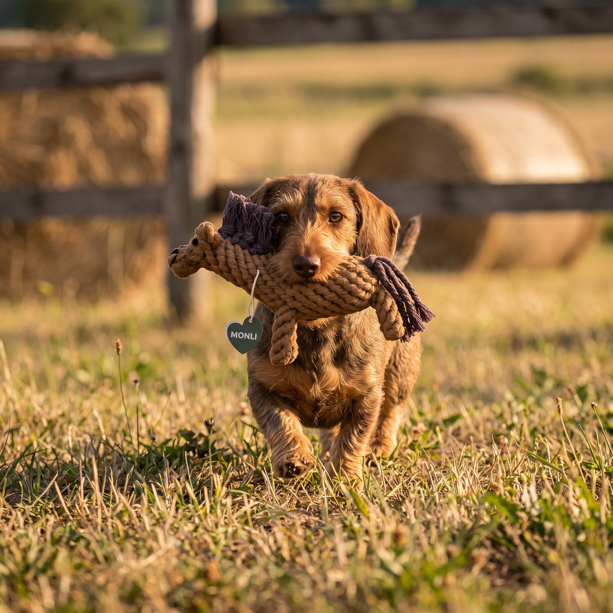 NEW: The Farm Brown Horse Pet Toy | Handcrafted