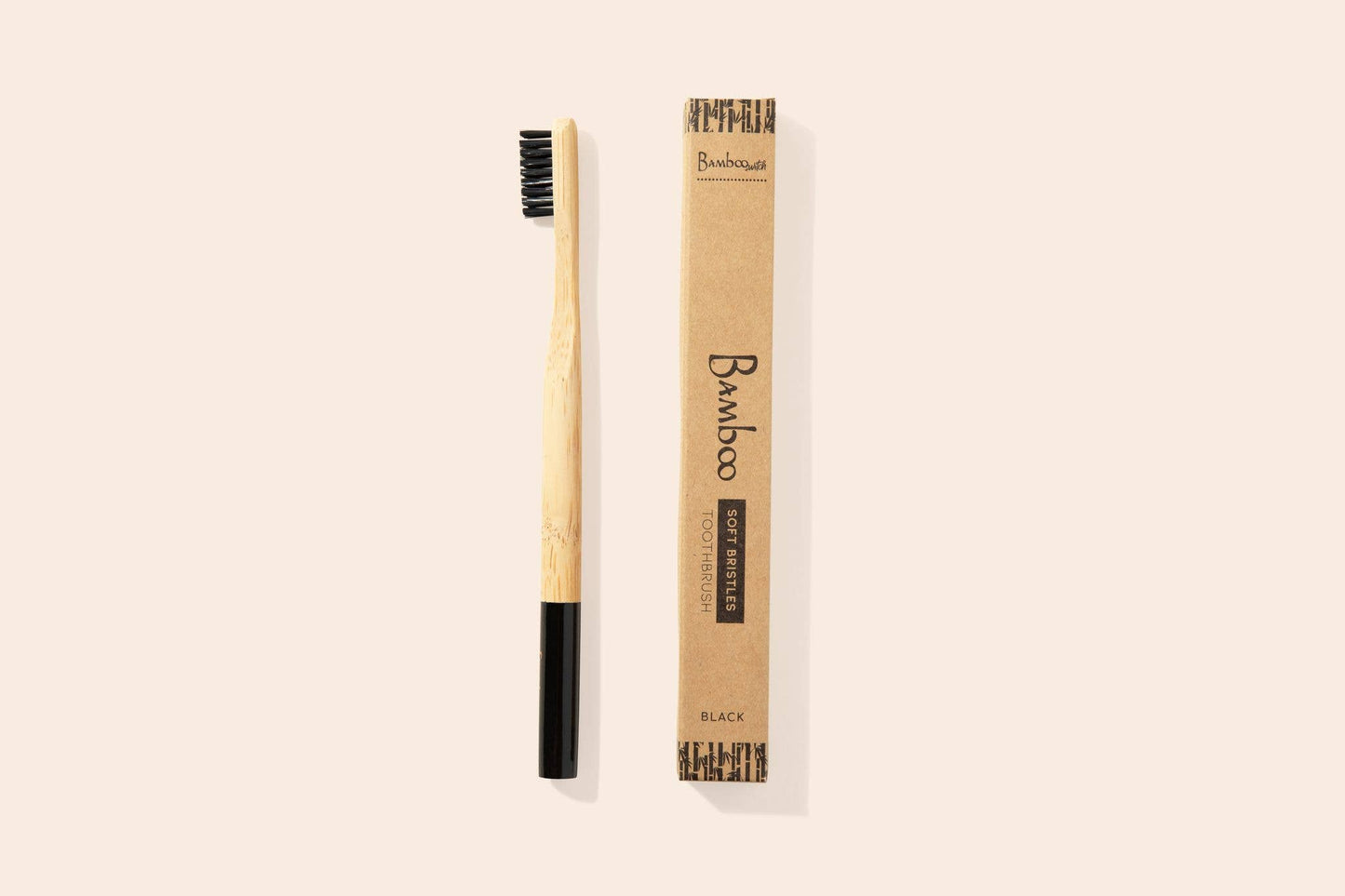 Adult Bamboo Toothbrush | Black | Stocking Stuffer