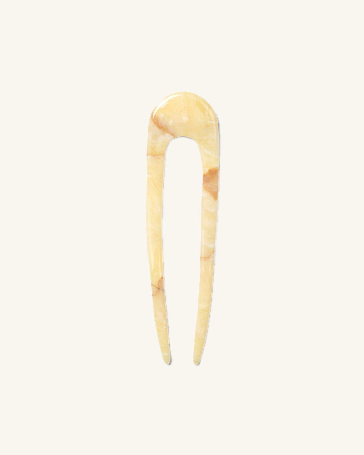 French Hair Pin in Crème