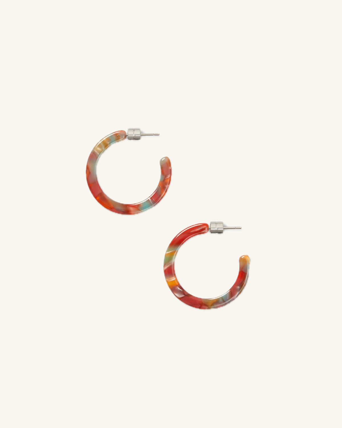 Mini Hoops in Mulberry