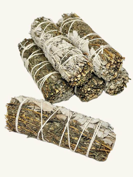 Mugwort and White Sage Bundle