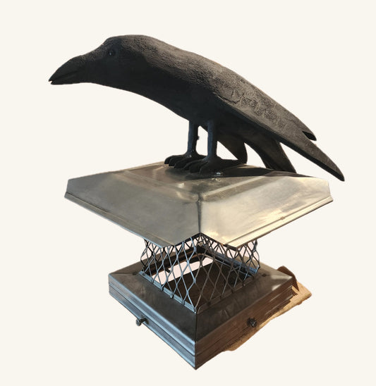 Ron Rodriguez Crow Sculpture