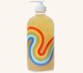 Mind and Body Wash Refillable 16oz Glass (Cathedral Grove)