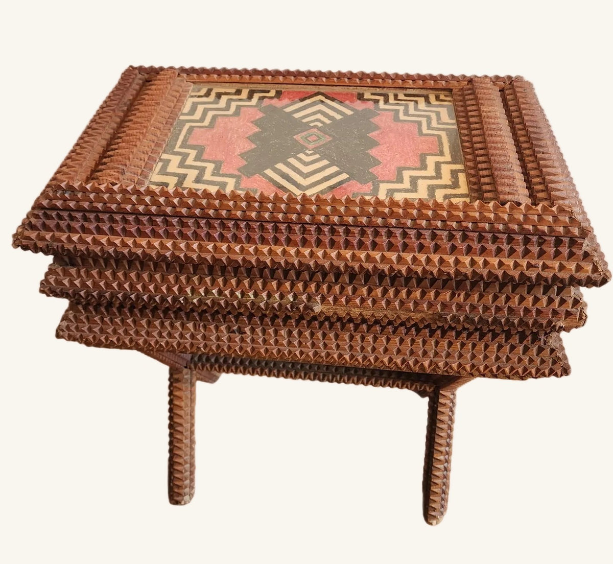 Tramp Art Table