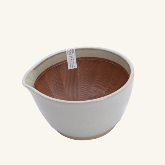 White Mortar Bowl