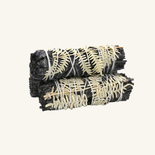 White Sage Smudge Stick, Black Terra (4 in.)